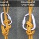 انواع گره در طناب راپل