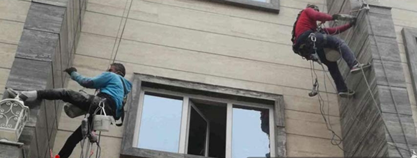 ایمن سازی نمای ساختمان